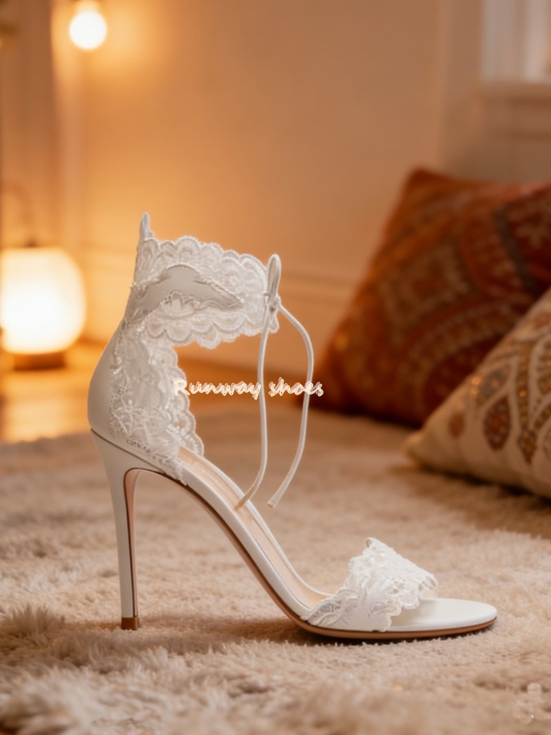 Wedding Fx - Sapatos de Casamento Brancos de Luxo