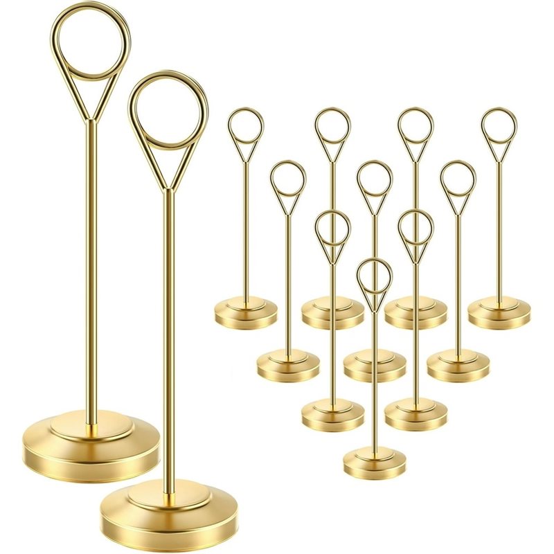 Table Number Gold - [NEWA64Z!】 Suportes resistentes para fotos com