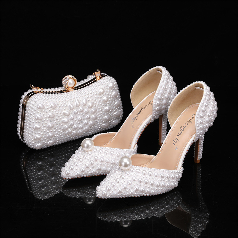 Wedding Vendor - Conjunto de bolsa e sapato para