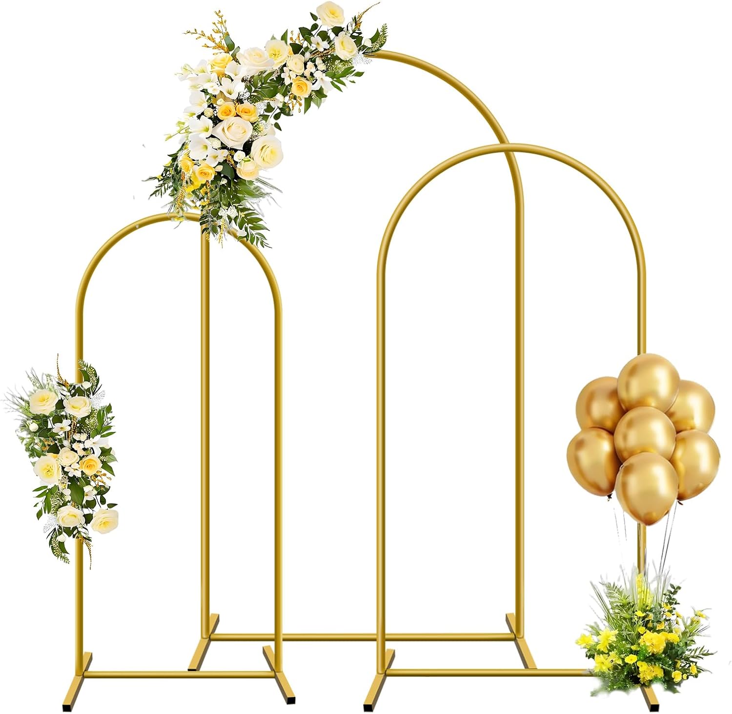Wedding Balloon Arch - 1pc ouro metal arco pano de