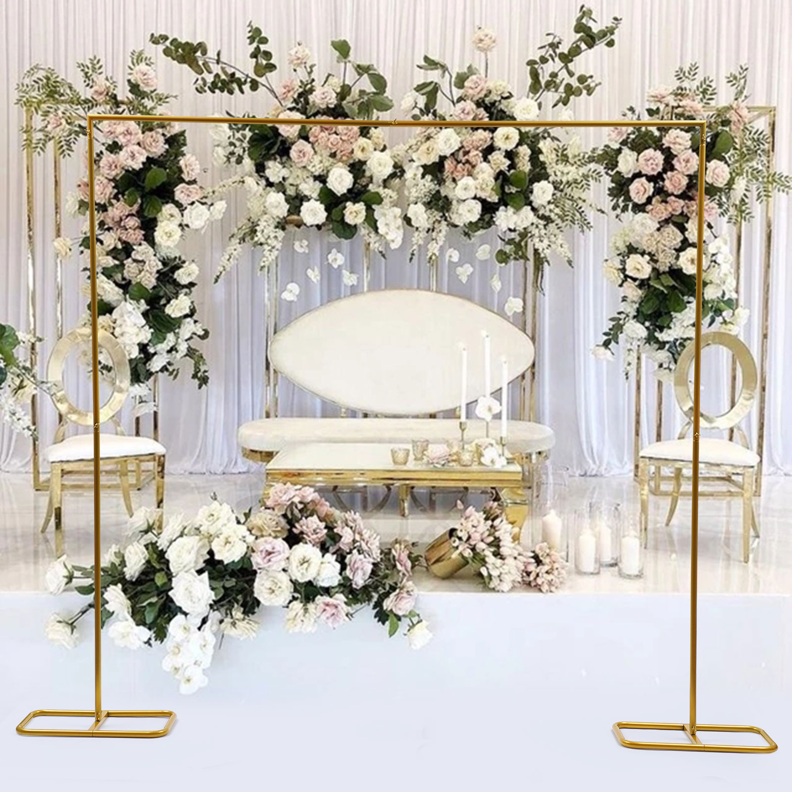 2.1x2m / 79x83 polegada ouro a - Wedding Balloon Arch avaliação e preço