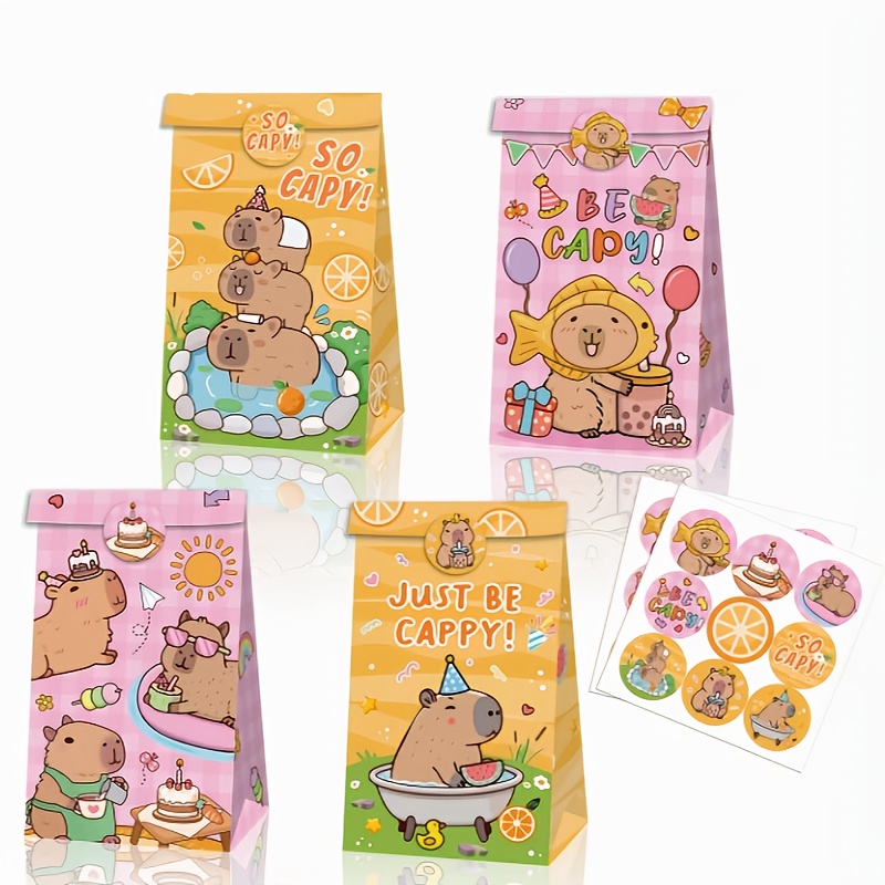 12/24/48 pçs capivara sacos de - Wedding Favor Box avaliação e preço