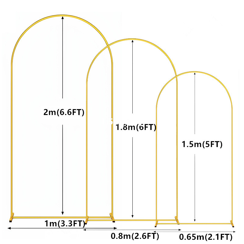1pc ouro metal arco pano de fu - Wedding Balloon Arch avaliação e preço