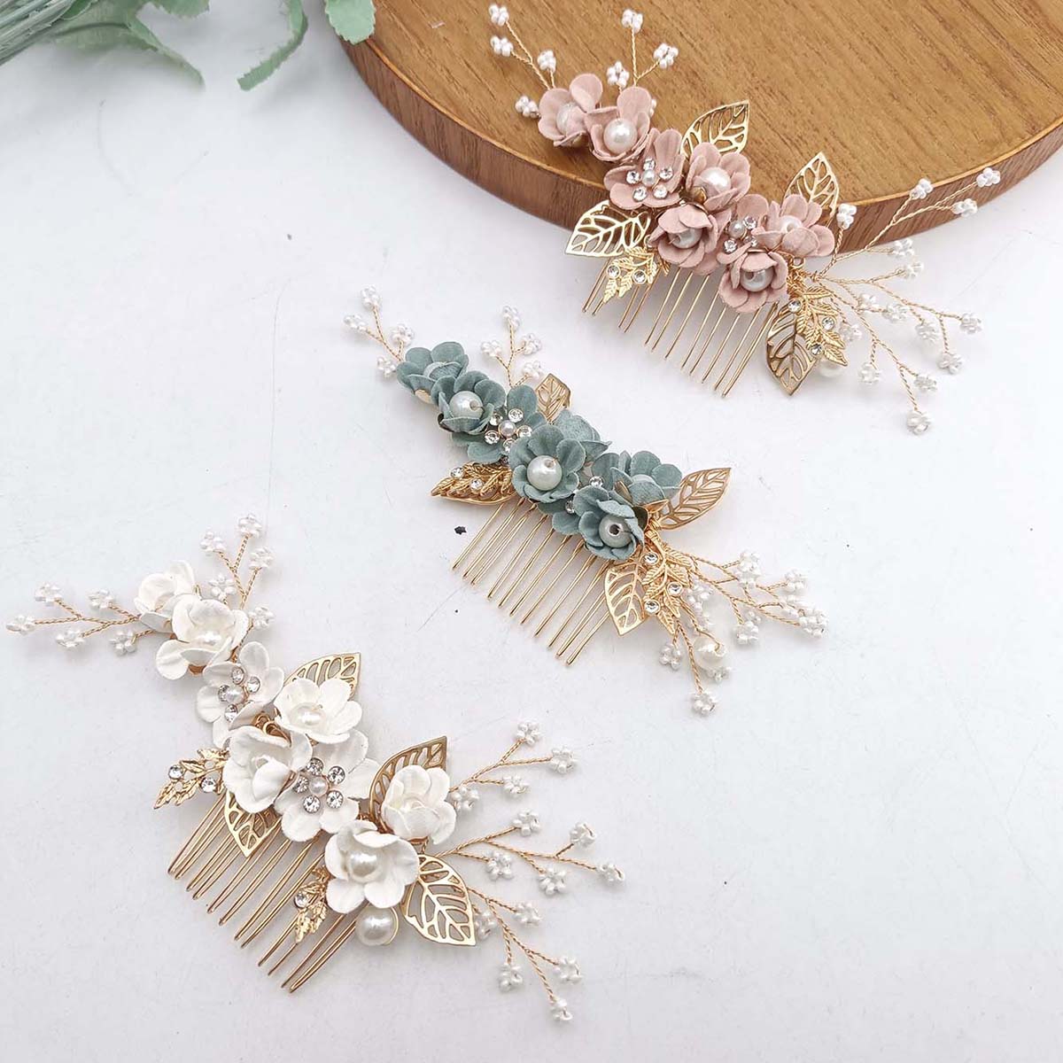 Pente de Cabelo com Pérolas de - Wedding Supply Store avaliação e preço
