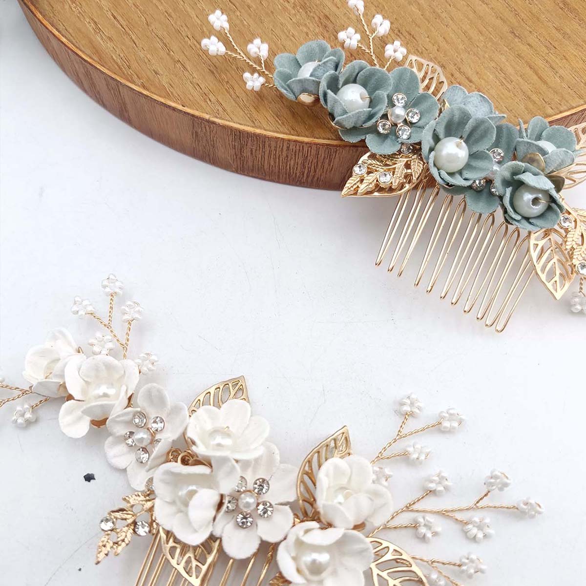 Pente de Cabelo com Pérolas de - Wedding Supply Store avaliação e preço