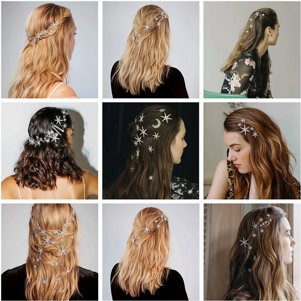 Presilhas de Cabelo Estrela de - Wedding Supply Store avaliação e preço