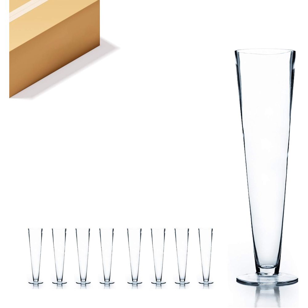Vaso de Vidro Trompete WGV a G - Centerpiece Vase Tall avaliação e preço