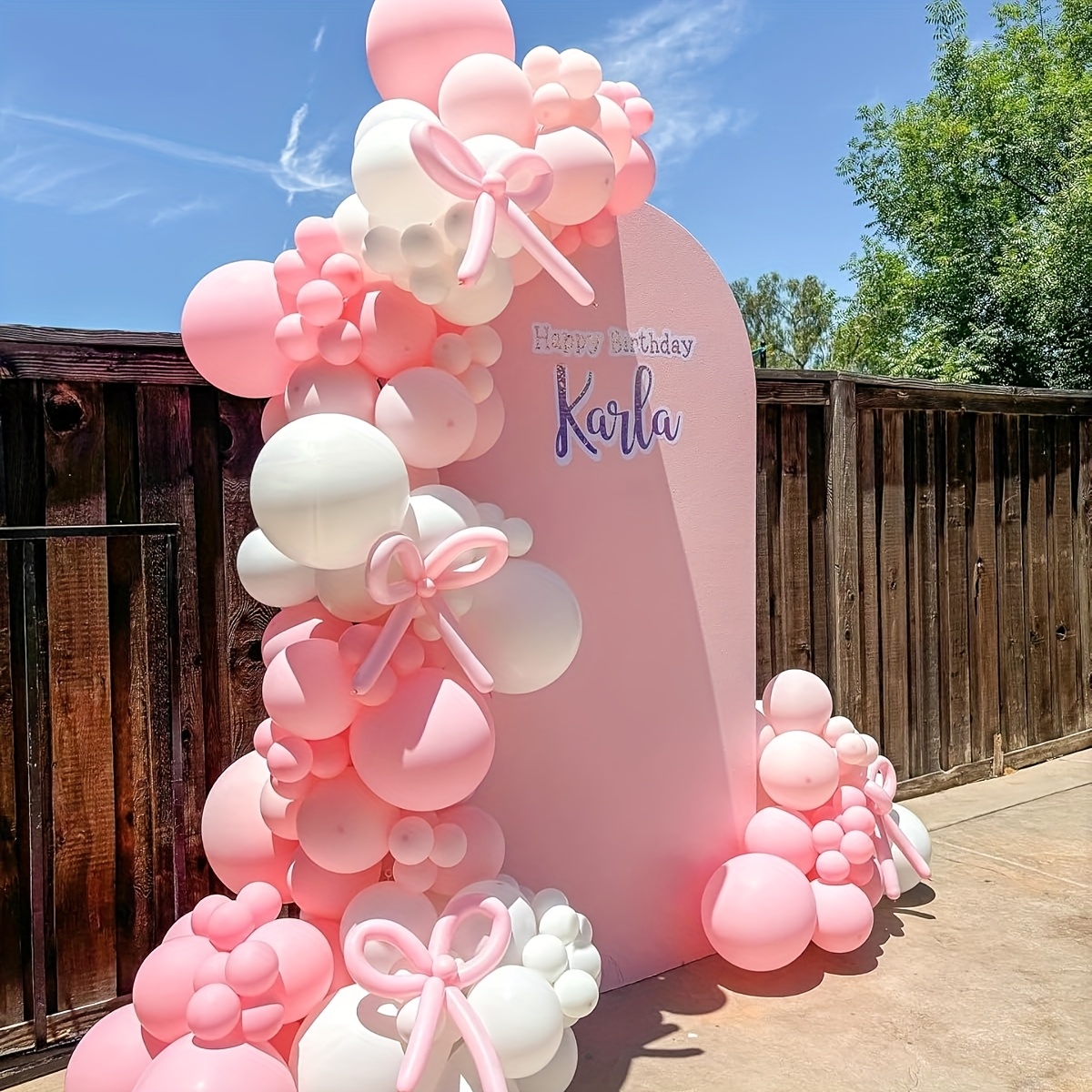 Conjunto de 141 Balões Rosa co - Wedding Balloon Arch avaliação e preço